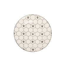 Тарелка обеденная Garda Decor 26FC-TAR-HONEYCOMB-26/1