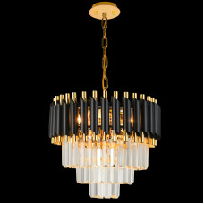 Подвесная люстра Natali Kovaltseva DARIAN 76017/5C GOLD BLACK
