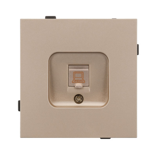 Механизм компьютерной розетки Arlight SCT-TENDO-MPC1-PL-GD (RJ-45, CAT6) 054099