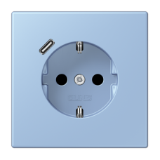 Розетка 2K+З USB Typ C Jung LC1520-18C207