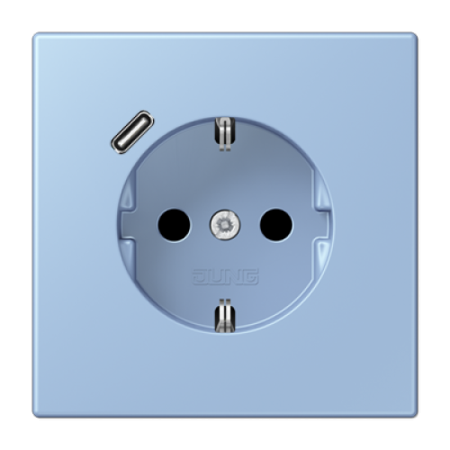 Розетка 2K+З USB Typ C Jung LC1520-18C207