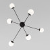 Потолочная люстра Eurosvet Netz 30181/6 черный Smart a062214