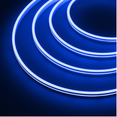 Светодиодная лента герметичная Arlight MOONLIGHT-SIDE-A168-4x10mm 24V Blue 7.2 W/m, IP65, 2835, 5m, wire x1 038314