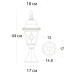 Ландшафтный светильник Arte Lamp Madrid A1541FN-1BN