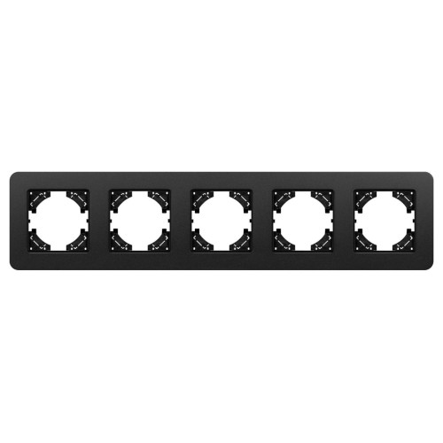Рамка на 5 постов алюминиевая Arlight FRM-AKIRY-SFAL-5-BK 049747