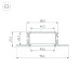 Профиль Arlight FANTOM-BENT-W49-TOP-2000 ANOD 046429