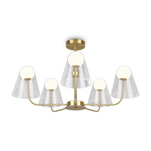 Люстра на штанге Freya Doublety FR5382PL-05BS
