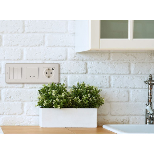 Розетка с/з с USB тип C со шторками Legrand Inspiria 673771