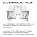 Шинопровод однофазный накладной/подвесной Apeyron в комплекте крепёж, токоввод, заглушка R45-05
