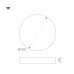 Потолочный светильник Arlight SP-PLATO-R1000-115W Day4000 (BK, 120 deg, 230V) 038927