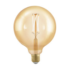Лампа светодиодная филаментная диммируемая Eglo E27 4W 1700К золотая 11694