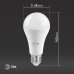 Лампа светодиодная Эра E27 19W 4000K LED A65-19W-840-E27 Б0031703