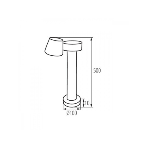 Садово-парковый светильник Kanlux Dromi Led 50 7W-GR 32532