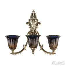 Бра Bohemia Ivele Crystal Verona 7211B15/3/210 GB P2 U Amber-Blue/H-1K