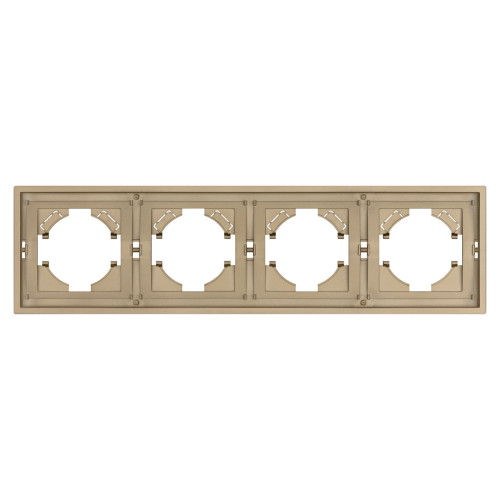 Рамка пластиковая на 4 поста Arlight FRM-TENDO-SFPL-4-GD 054663