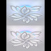 Потолочная люстра Natali Kovaltseva Sand LED LAMPS 81336