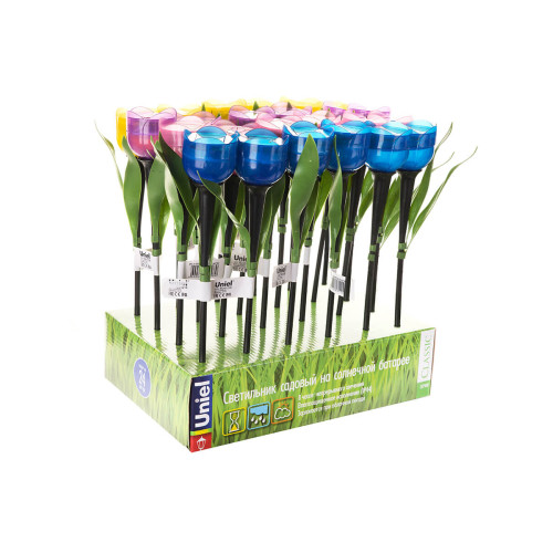 Светильник на солнечных батареях (UL-00004277) Uniel Promo USL-C-452/PT305 Yellow Tulip