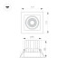 Встраиваемый карданный светильник Arlight MS-VORTEX-BUILT-S117x117-20W Day4000 (WH-WH, 40 deg, 230V) (IP20 Металл) 057919