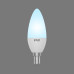 Лампа светодиодная Gauss E14 5,5W 4100К свеча матовая 1033126