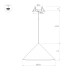 Подвесной светильник Arlight SP-MAKOTO-R240-10W Warm2700 (WH, 36 deg, 230V, TRIAC) 057210