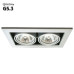 Встраиваемый светильник Arte Lamp Technika A5930PL-2SI