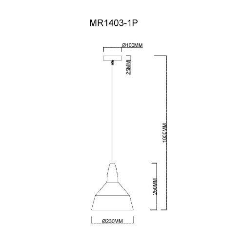 Подвесной светильник MyFar Brigitte MR1403-1P