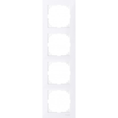 Рамка на 4 поста Schneider Electric Merten MTN4040-3625