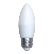 Лампа светодиодная (UL-00003798) Volpe E27 7W 4000K матовая LED-C37-7W/NW/E27/FR/NR