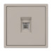 Механизм телефонной розетки Arlight SCT-NOBE-MTL1-SFPL-CA (RJ-11, 4C) (Кашемир) 061892