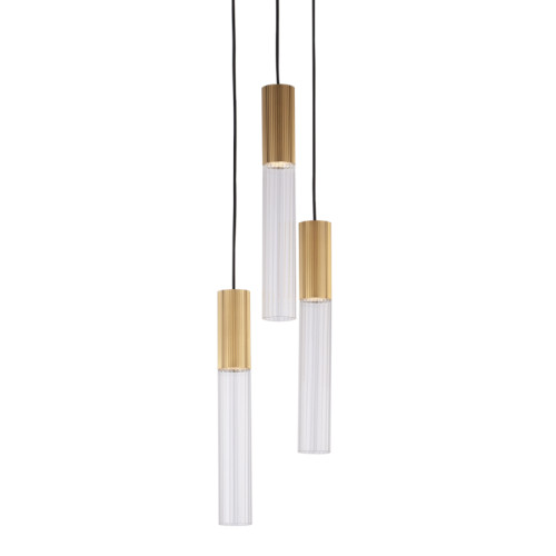 Подвесной светильник Delight Collection Flume MD2045-3A ant.brass