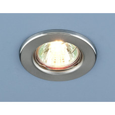 Встраиваемый светильник Elektrostandard 9210 MR16 SCH хром сатинированный 4690389055607 Встраиваемый светильник Elektrostandard 9210 MR16 SCH хром сатинированный 4690389055607