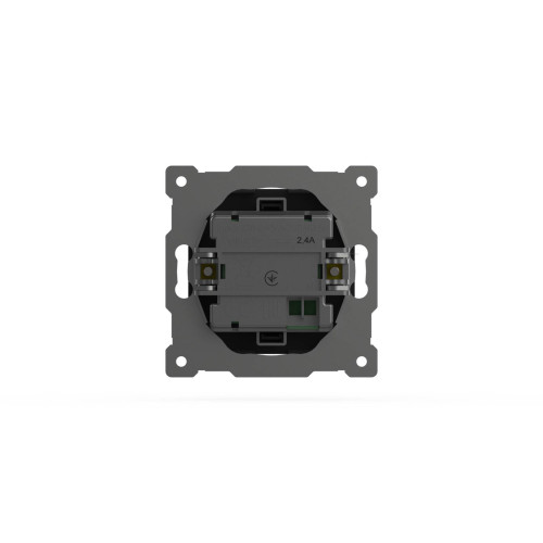 Розетка USB 5V 2,1A 2-я ELBI Zena Vega 609-014800-143