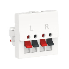 Аудиорозетка двойная Schneider Electric Unica New Modular NU348618