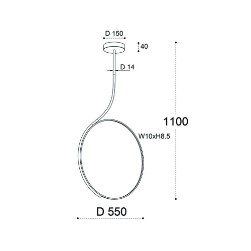 Подвесная люстра Italline IT013-6025 white 3000K