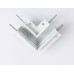 Коннектор угловой для встраиваемого шинопровода под ГКЛ 9,5мм Ambrella Light Magnetic Standard GL3352-9.5