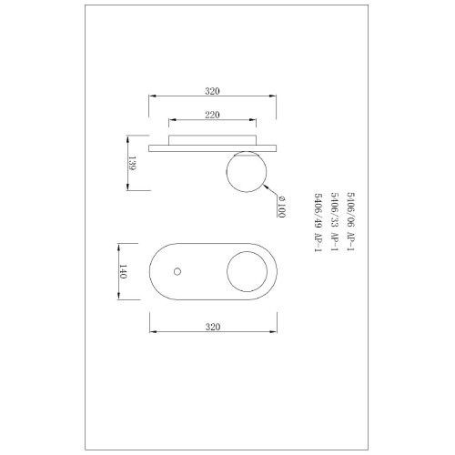 Бра Divinare Milano 5406/06 AP-1