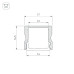 Алюминиевый профиль Arlight LINE-1715-2000 ANOD BLACK 044275