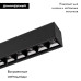 Трековый магнитный светильник Arlight MAG-LASER-45-L480-18W Warm3000 (BK, 15 deg, 24V, DALI) 046548