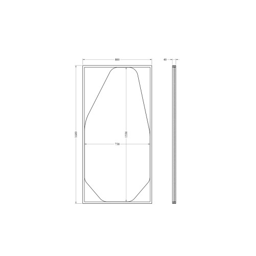 Зеркало Garda Decor KFG206