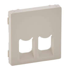 Лицевая панель Legrand Valena Life розетки телефонной RJ-11/Ethernet RJ-45 слоновая кость 755421