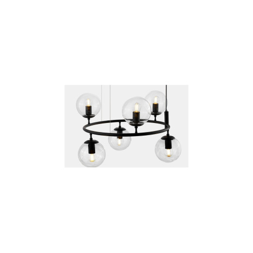 Подвесная люстра Lumina Deco Ceredo LDP 6034-6 RND BK