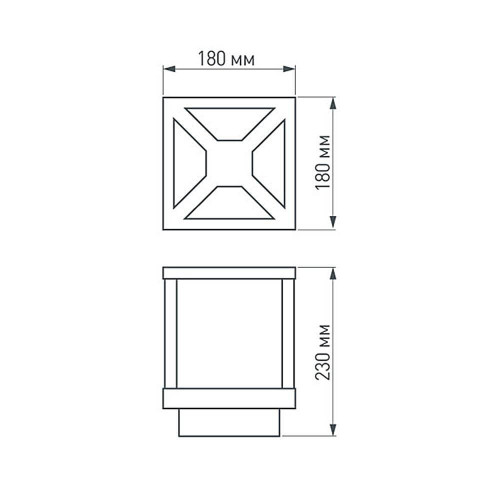 Уличный светильник Arlight LGD-Path-Cub-H230B-12W Warm White 021810