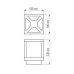 Уличный светильник Arlight LGD-Path-Cub-H230B-12W Warm White 021810