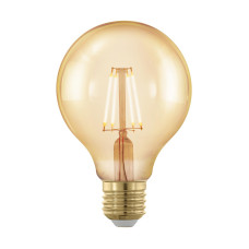 Лампа светодиодная филаментная диммируемая Eglo E27 4W 1700К золотая 11692