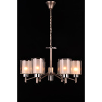 Подвесная люстра Natali Kovaltseva DOUBLE 81049-6C ANTIQUE SILVER
