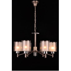 Подвесная люстра Natali Kovaltseva DOUBLE 81049-6C ANTIQUE SILVER
