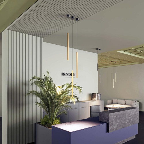 Подвесной светильник Arlight SP-PIPE-HANG-L600-R30-9W Warm3000 (GD, 24 deg, 230V) 038644