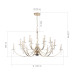 Подвесная люстра ST Luce Элеганс SL1405.203.18