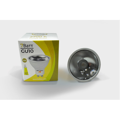 Лампа светодиодная диммируемая Triac Italline HL GU10/7W/2700K DIM