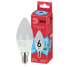 Лампа светодиодная Эра E14 6W 4000K LED B35-6W-840-E14 R Б0051057